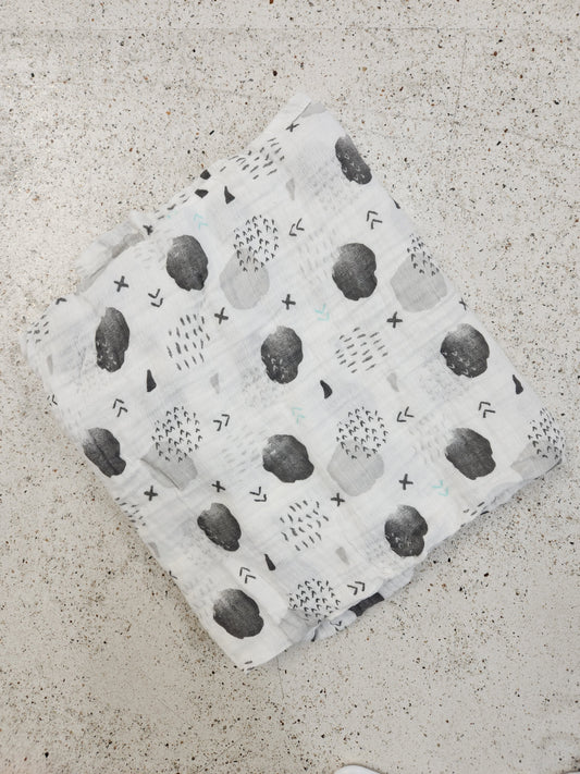 Size OS | Aden 100% Cotton Cloud Swaddle