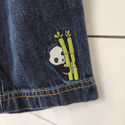 Size 12-18m | Gymboree Embroidered Panda Jeans