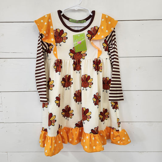 Size 5 | Millie Loves Lily Turkey Dress NWT