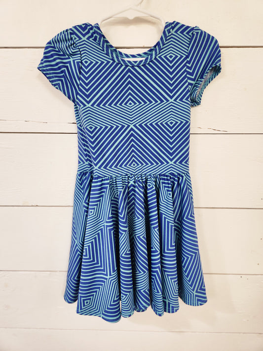 Size 2t | DotDotSmile NWT Blue Illusion Dress