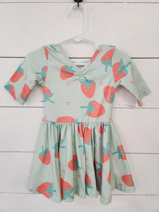 Size 12-24m | DotDotSmile Buttery Soft Strawberry Dress