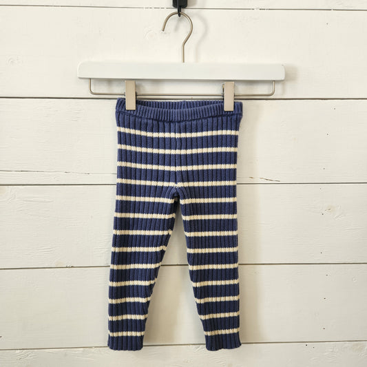Size 18m | Osh Kosh Blue Striped Knit Pants