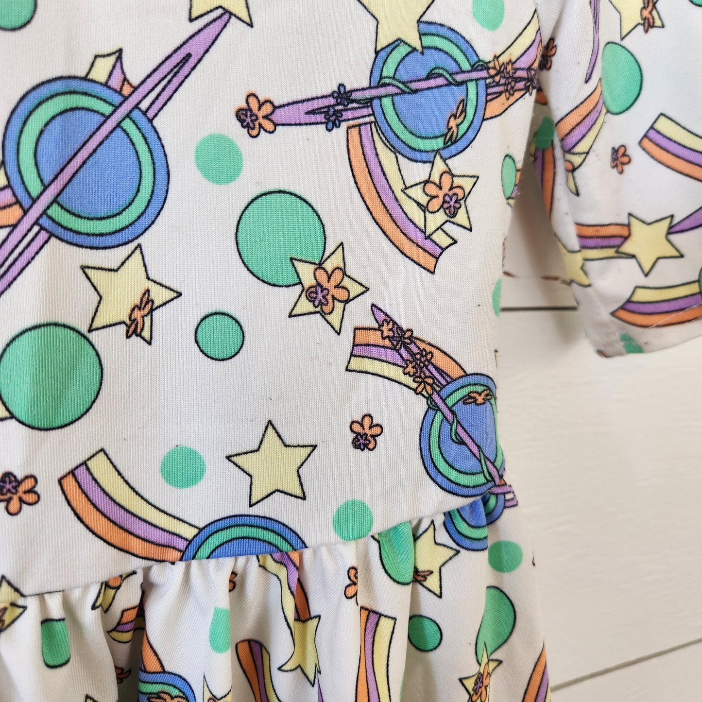 Size 12-24m | Dot Dot Smile Ballerina Style Space Dress *pilling