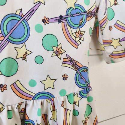 Size 12-24m | Dot Dot Smile Ballerina Style Space Dress *pilling