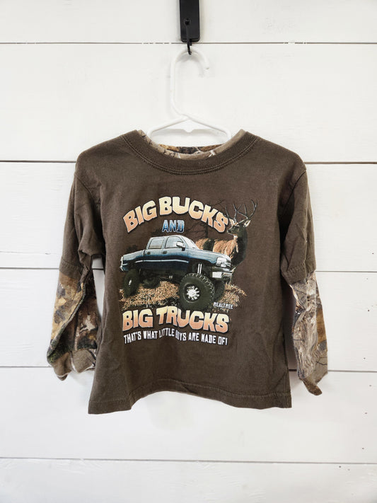 Size 4t | RealTree Bucks/Trucks Long Sleeve Shirt