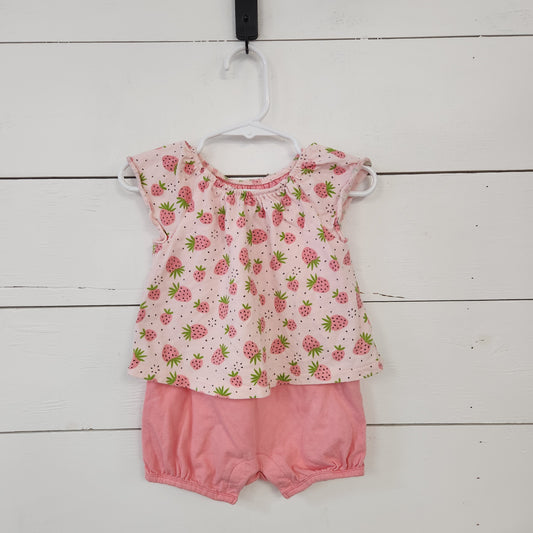 Size 3-6m | Gap Strawberry Romper