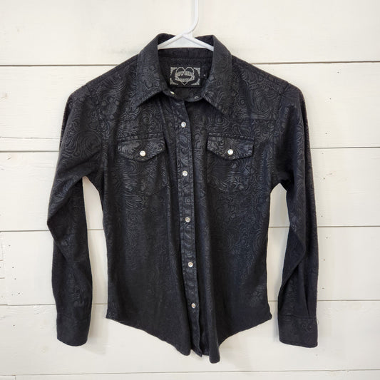 Size M (8-10) | Cowgirl Snap Down Shirt