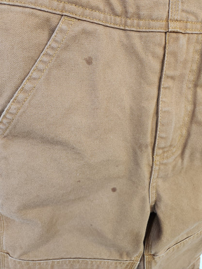 Size 5 | Carhartt Tan Insulated Overalls *staining
