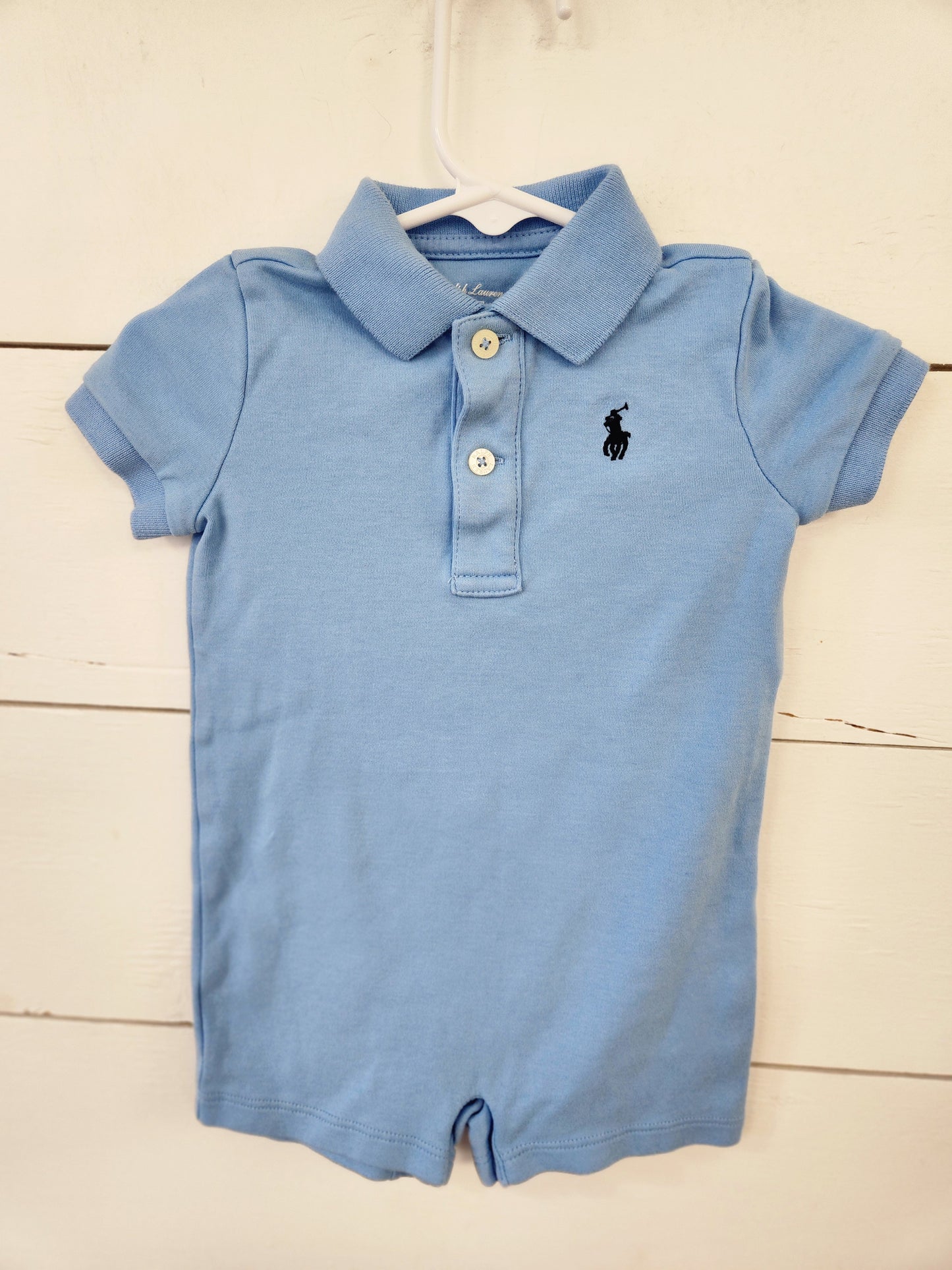 Size 6m | Ralph Lauren Soft Cotton Polo Shortall