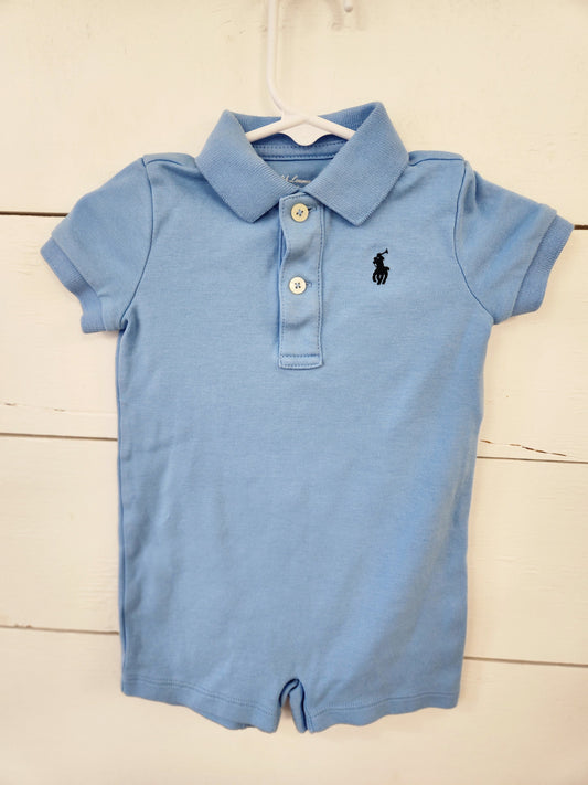 Size 6m | Ralph Lauren Soft Cotton Polo Shortall
