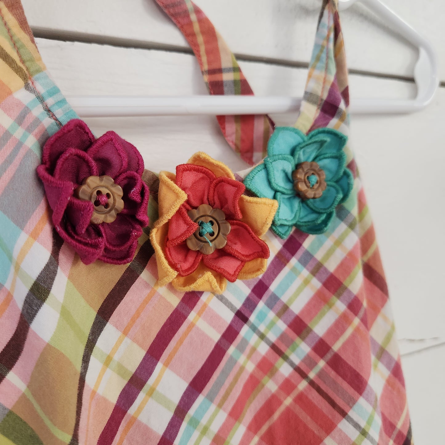 Size 8 | Gymboree Plaid Halter Dress