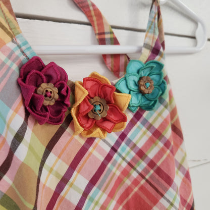 Size 8 | Gymboree Plaid Halter Dress