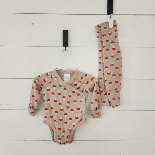 Size 0-3m | Hanna Andersson Mushroom Set