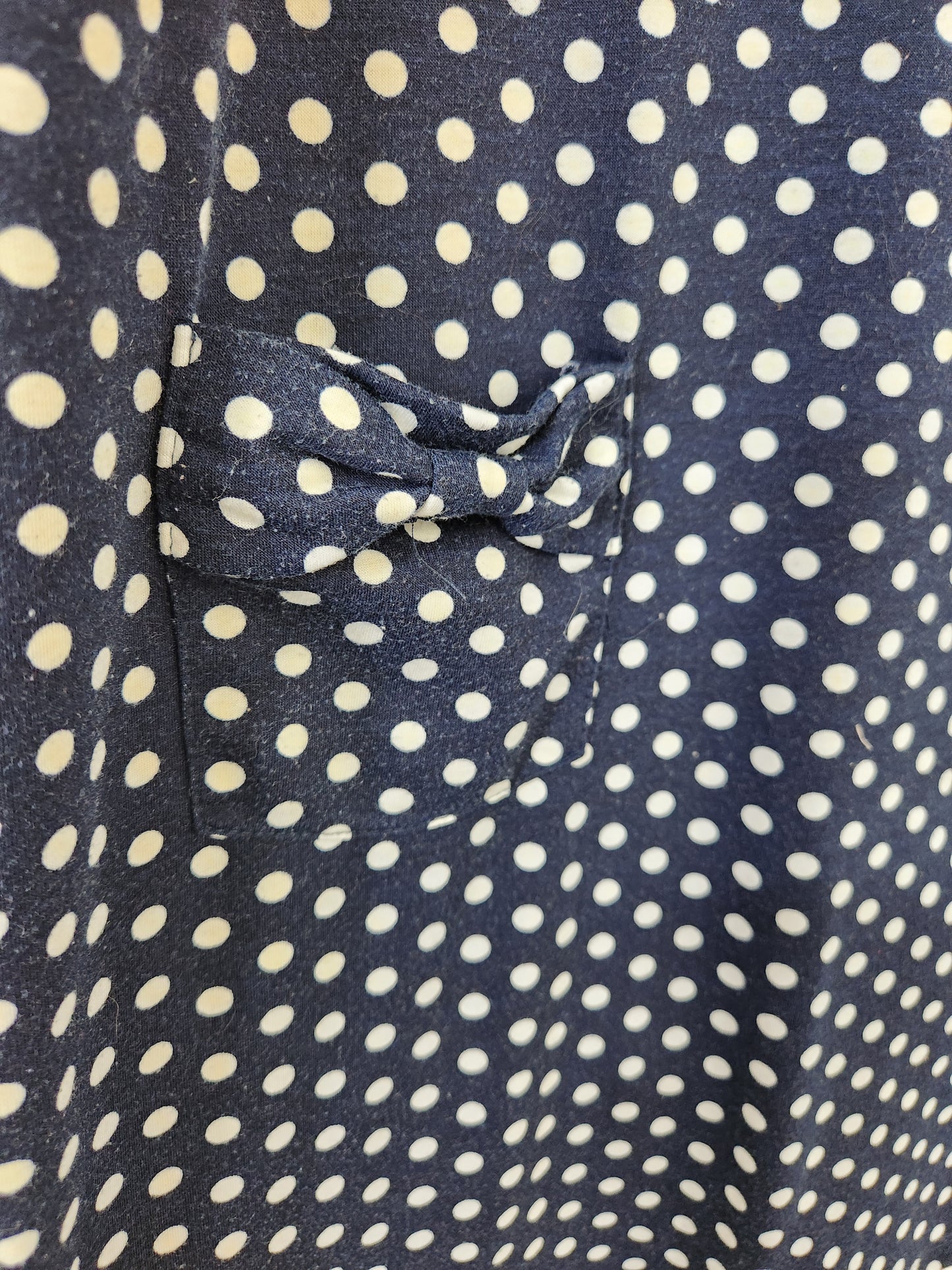Size L | Hayden Girls Navy Polka Dot Dress