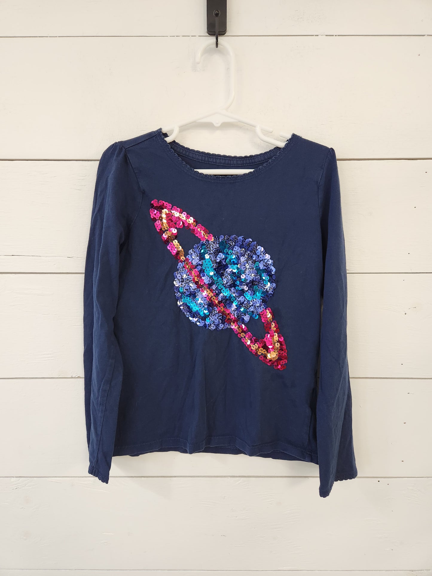 Size 6-7 | Land's End Saturn Sequin Shirt