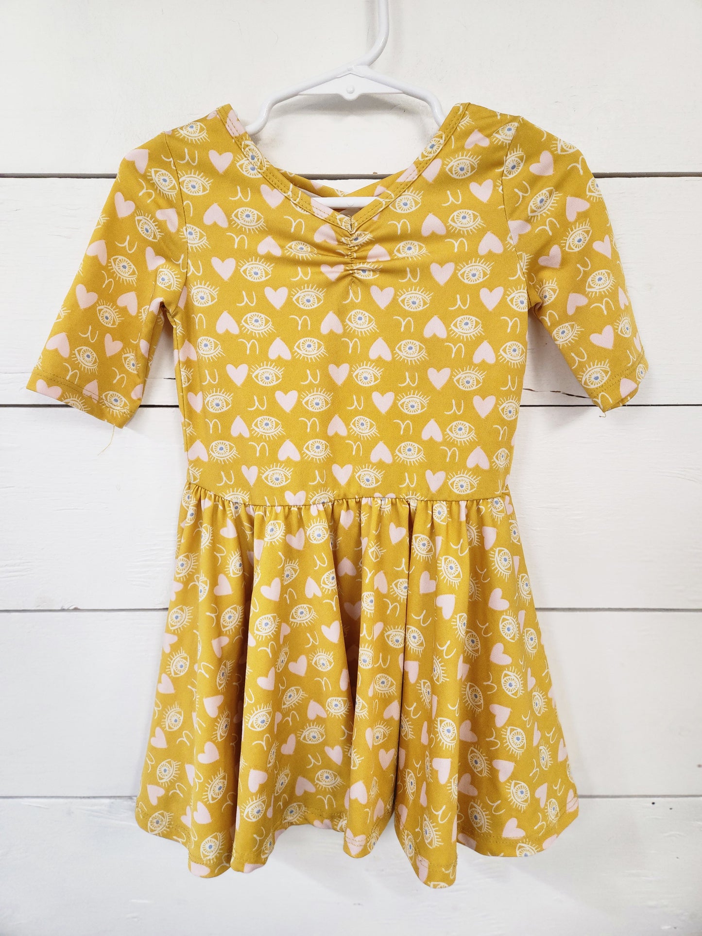 Size 2t | DotDotSmile Eye Heart U Dress