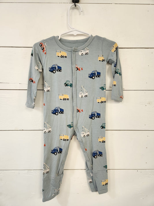 Size 12-18m | Kyte Construction Print Romper