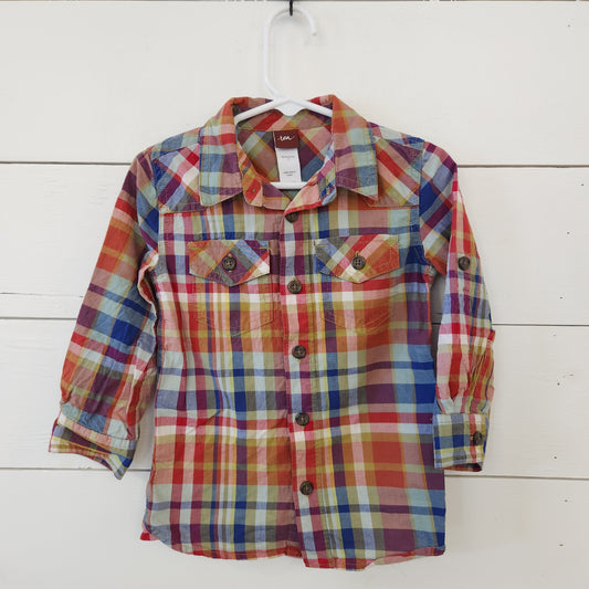 Size 2t | Tea Buttondown Shirt