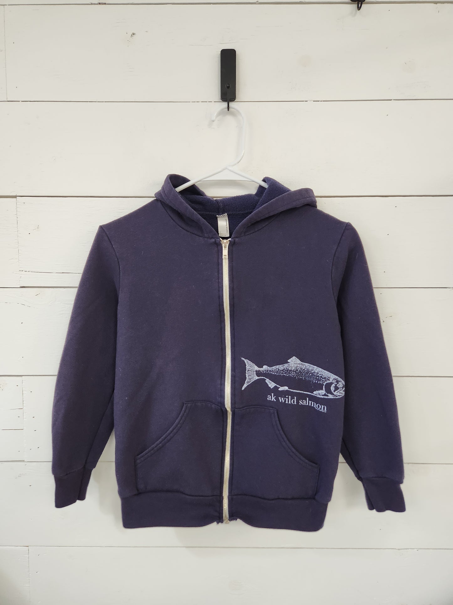 Size 10 | AK Wild Salmon Zippered Hoodie