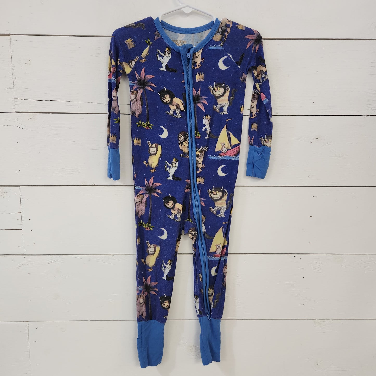 Size 12-18m | Little Sleepies Where the Wild Things Are Zippy