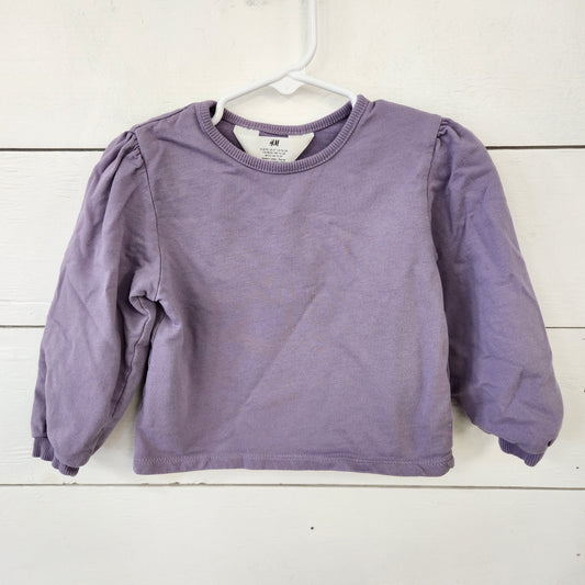 Size 2t | H&M Purple Crew Shirt