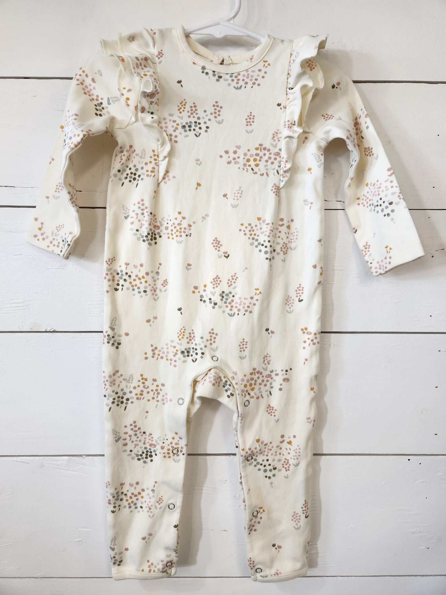 Size 12-18m | Pehr romper cream