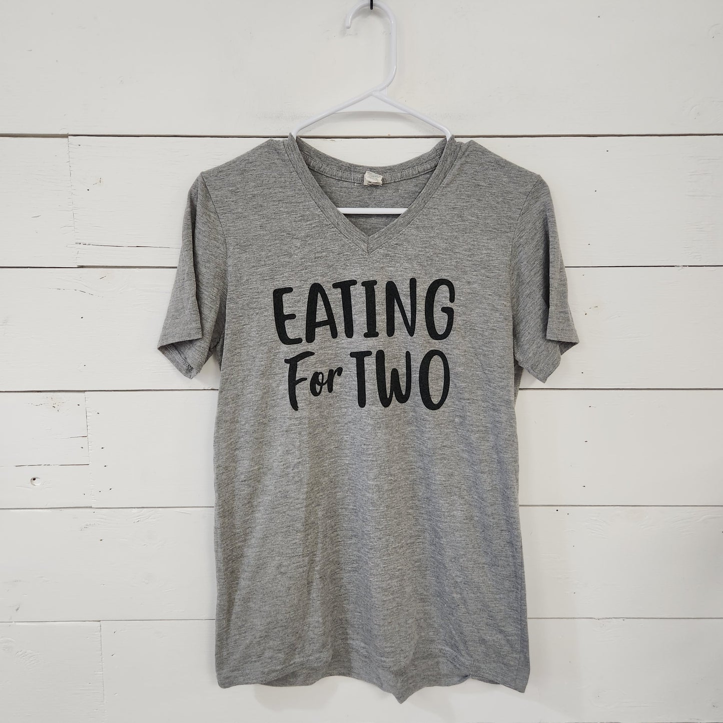 Size S | Eating For Two Maternity Shirt