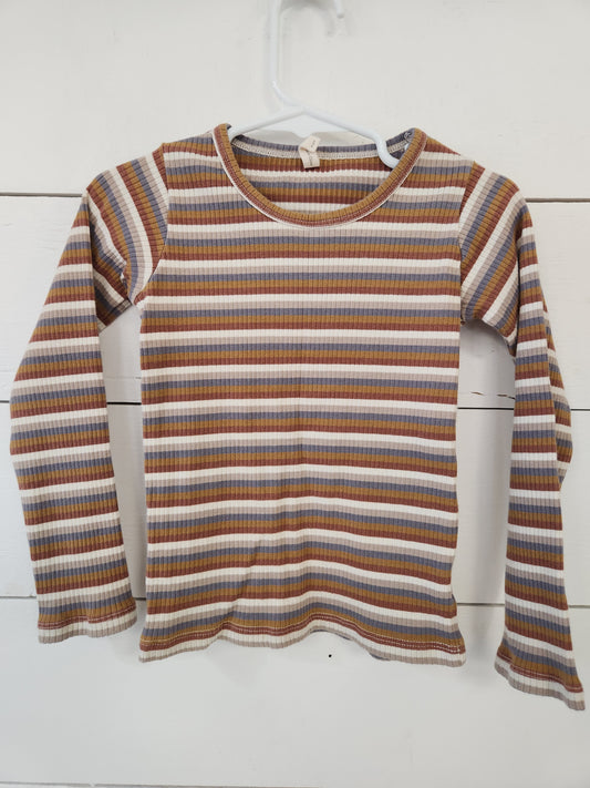 Size 4/5t | Quincy Mae Striped shirt
