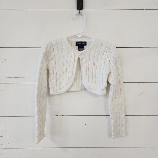 Size 6 | Ralph Lauren White Sweater