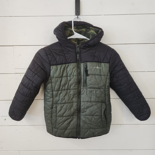 Size 7-8 | Eddie Bauer Reversible Fleece Jacket *wear