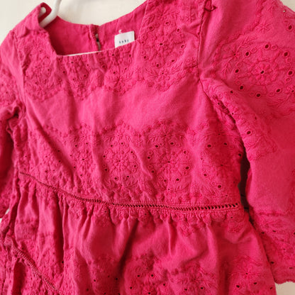 Size 2t | Gap Pink Eyelet Dress