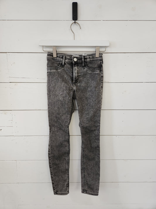 Size 8 | H&M Black Acid Wash Skinny Super Soft Jegging