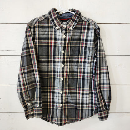 Size 7-8 | Gymboree Button Down Plaid