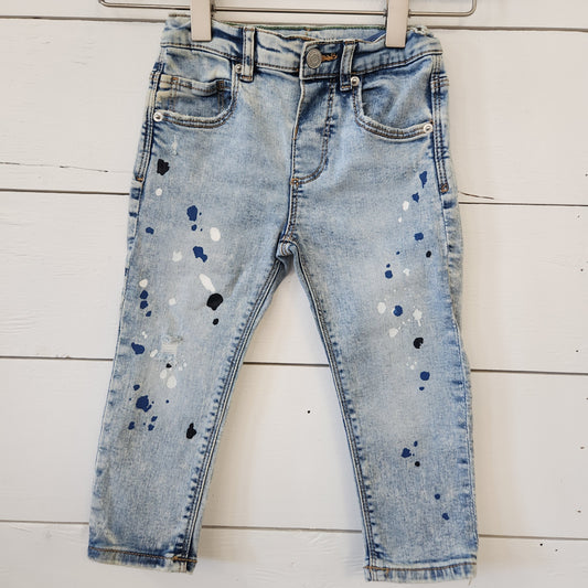 Size 18-24m | Zara Distressed Slim Jeans