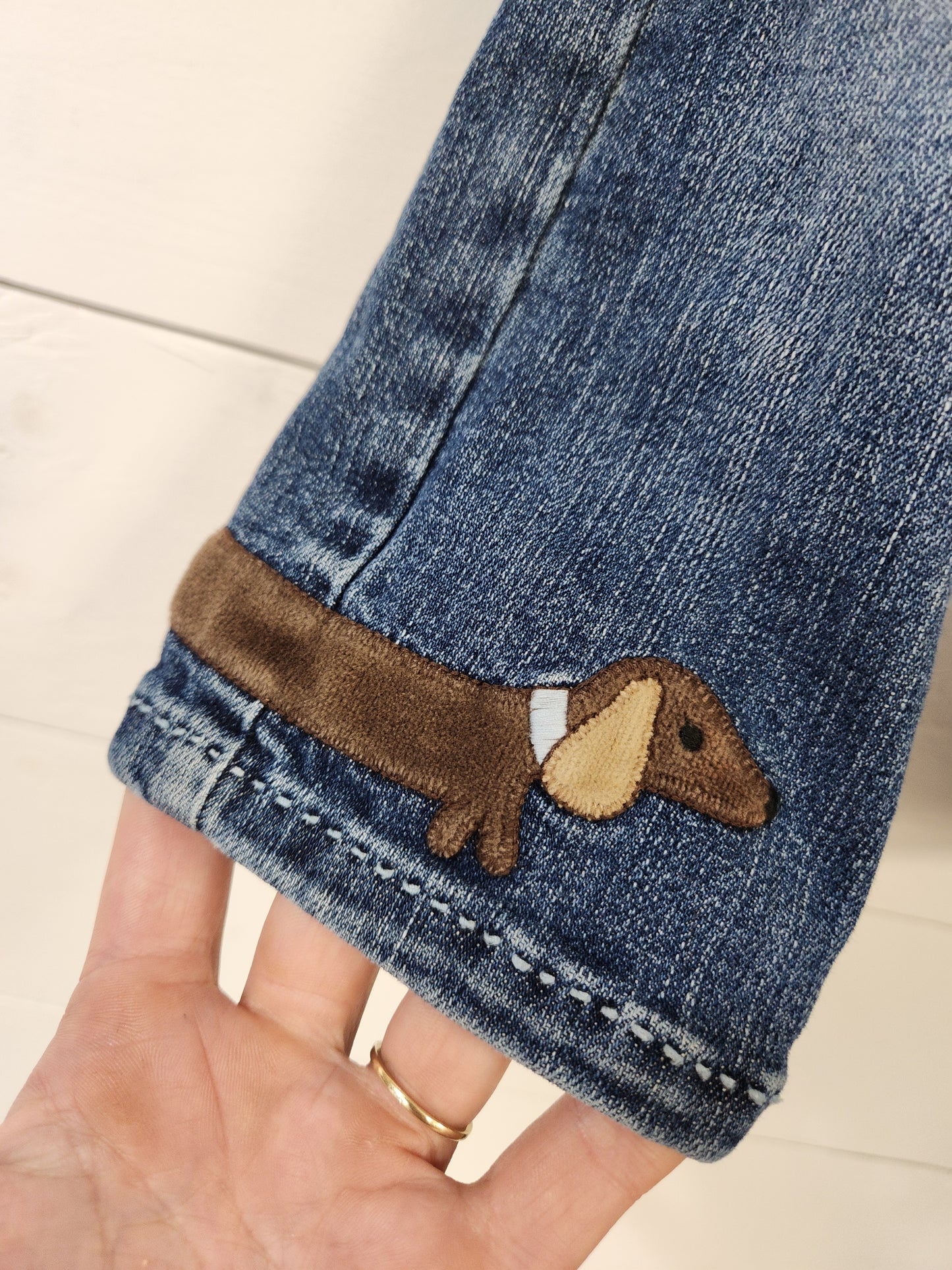 Size 3t | Gymboree Dachsund Denim Jeans