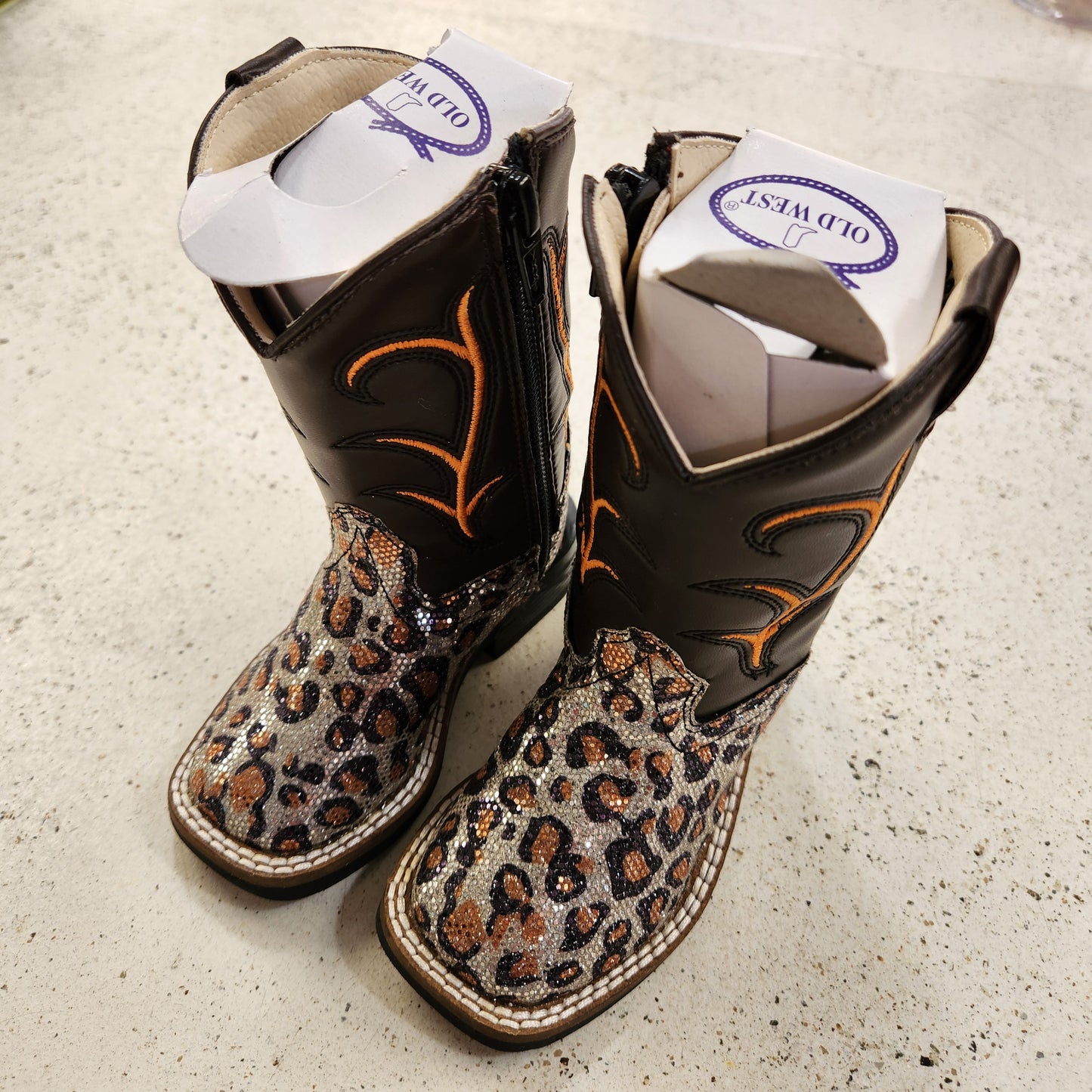 Size 4 | Old West Cheetah Print Boots NIB