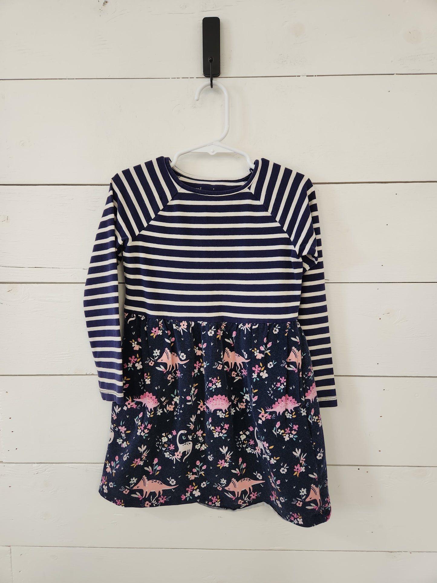 Size 4-5 | Rumi + Ryder Navy Dino Dress