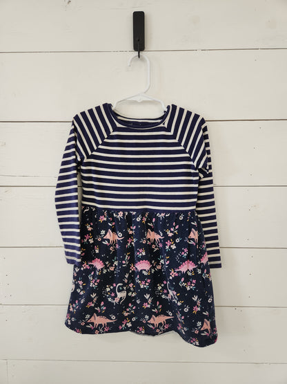 Size 4-5 | Rumi + Ryder Navy Dino Dress