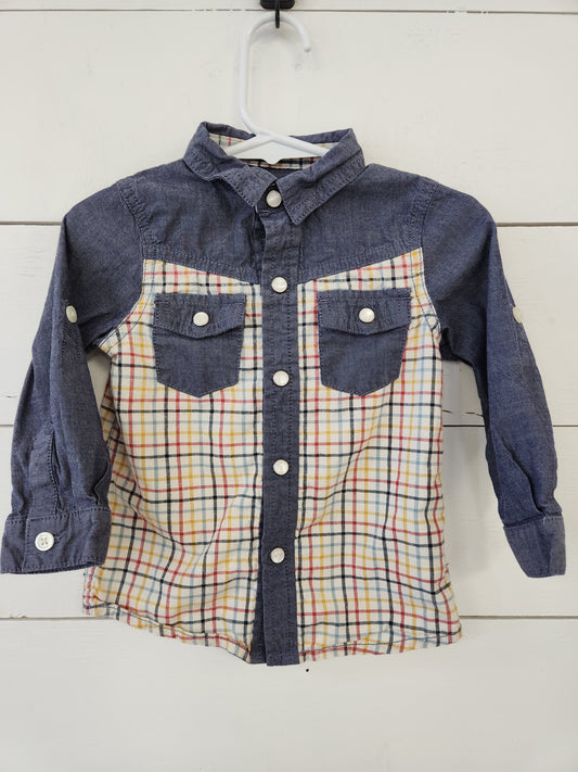 Size 18m | Oshkosh Button up