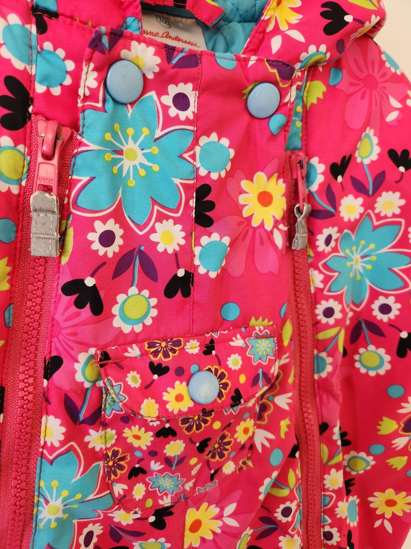 Size 4 | Hanna Andersson Floral Bunting *hole & wear