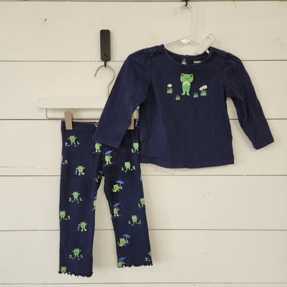 Size 18-24m | Gymboree Top + Bottoms Set *staining