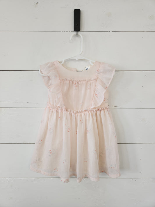 Size 18m | Osh Kosh Pink & Floral Dress