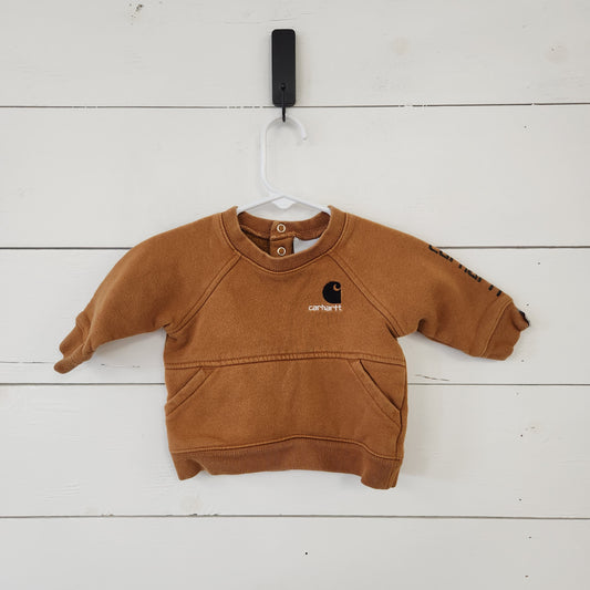 Size 6m | Carhartt Tan Crewneck with Pocket
