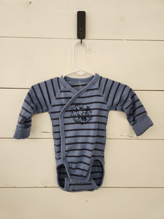 Size 1-2m | Polarn O. Pyret Embroidered Bodysuit