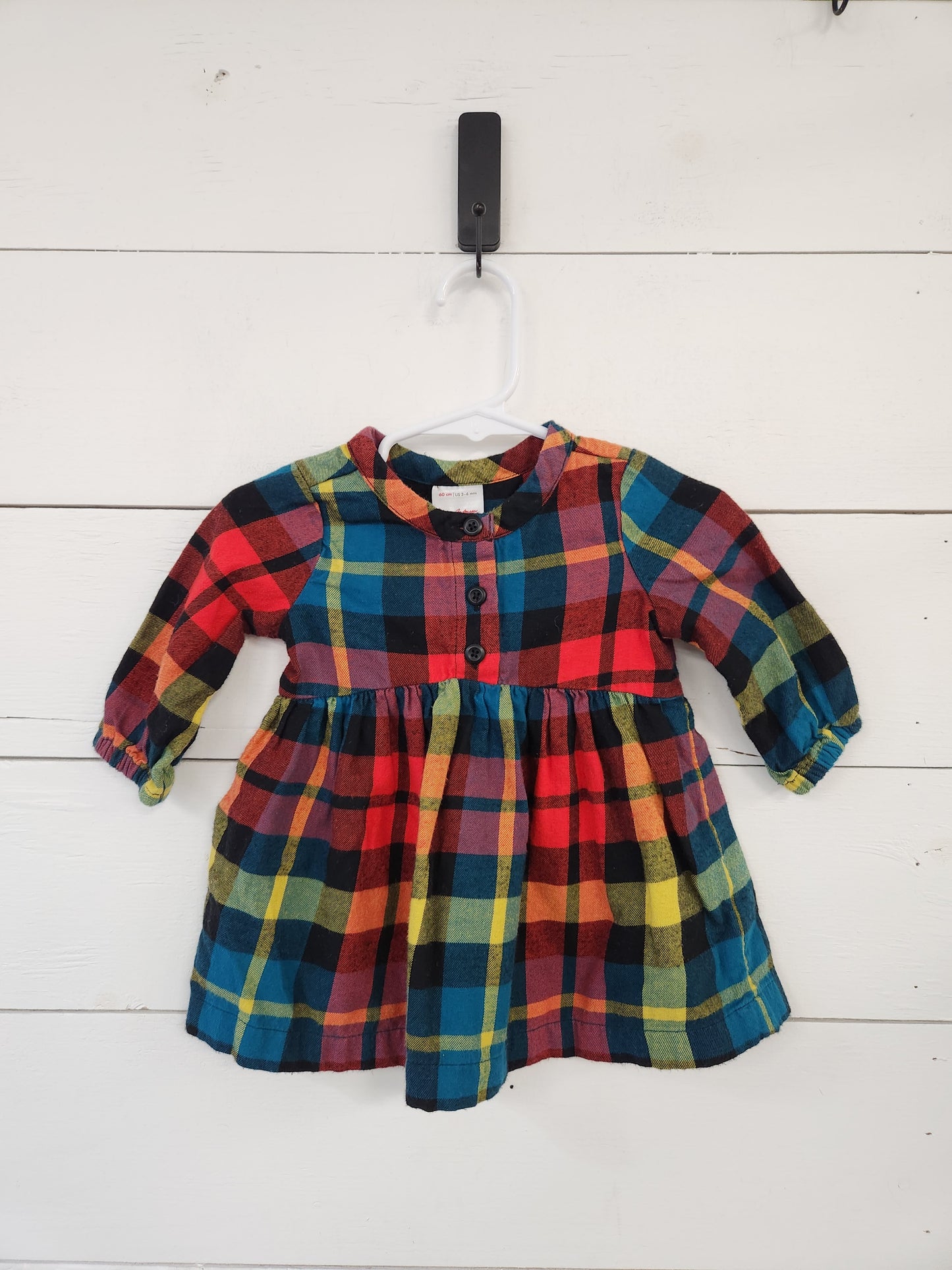 Size 3-6m | Hanna Andersson Flannel Dress