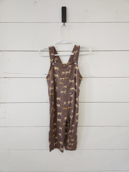 Size 12-18m | Kate Quinn Puppy Overalls *stain