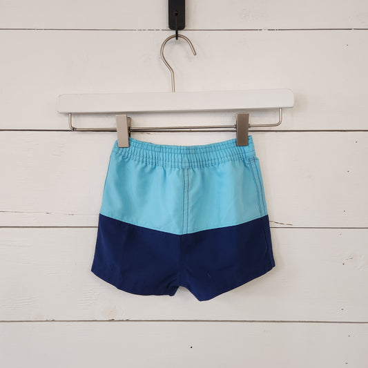 Size 18-24m | Moon & Back by Hanna Andersson Blue Swim Trunks