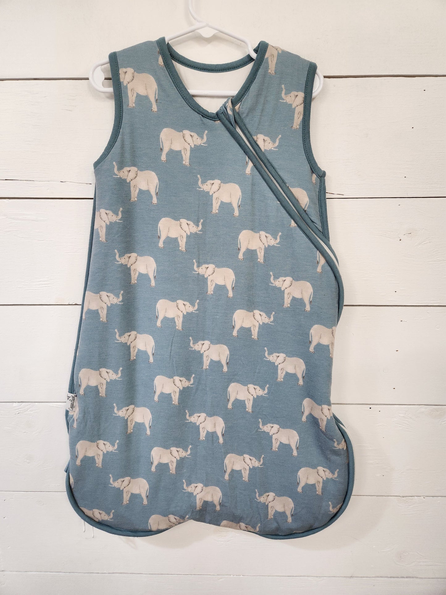 Size 0-6m | Copper Pearl Sleep Sack - Elephant