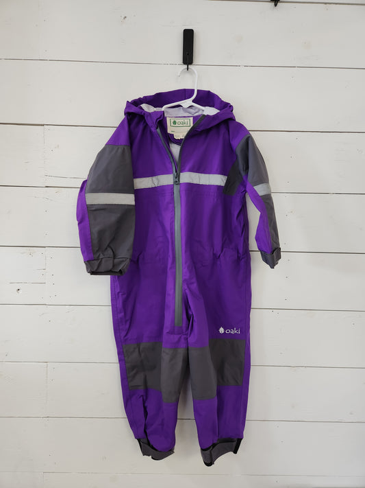 Size 3t | Oaki Purple Rainsuit