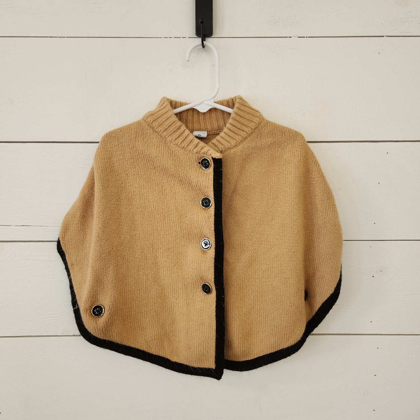 Size 2t | Janie and Jack Tan Cape *piling